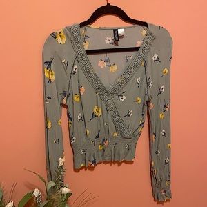 H&M Flower Blouse